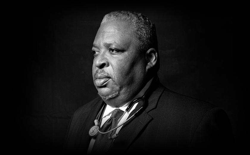 Dr. Wally R. Smith discussing sickle cell pain management.